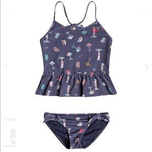 NWT. Roxy Girl Tankini. Size - 5 & 6